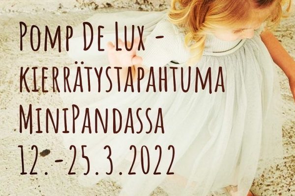 Pomp De Lux -kierrätystapahtuma 12.3-5.3.2022